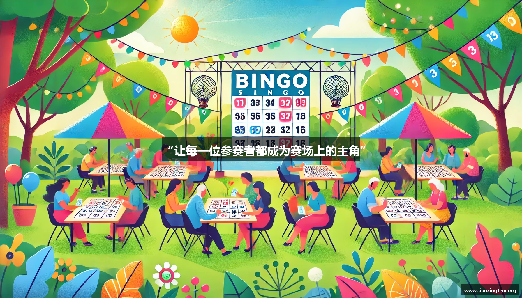 “让每一位参赛者都成为赛场上的主角”